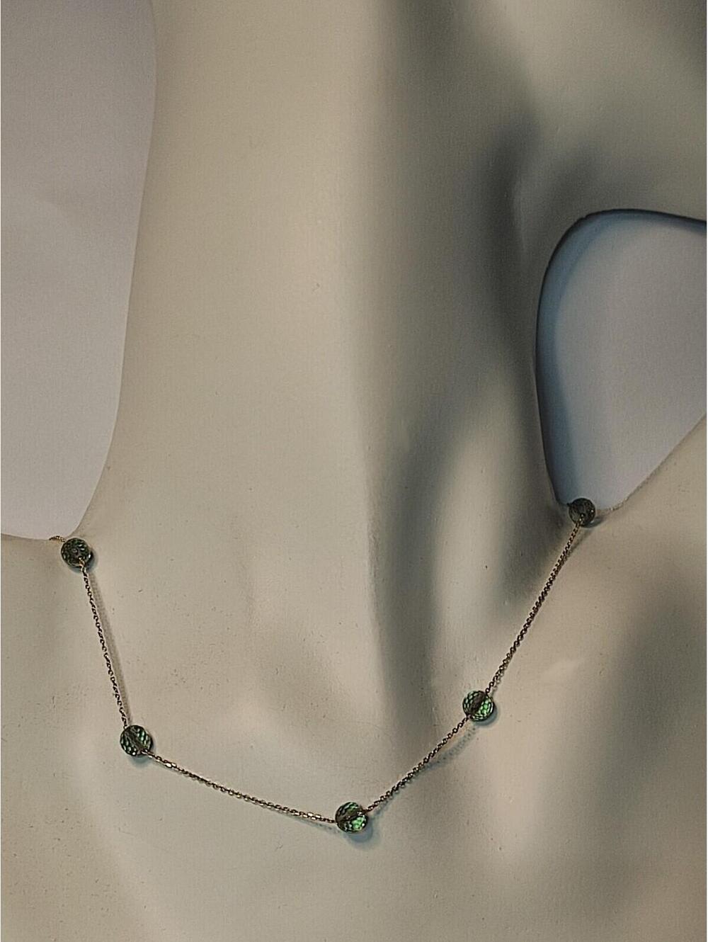 Color Change 14K Solid Gold Diaspore Sultanite Necklace
